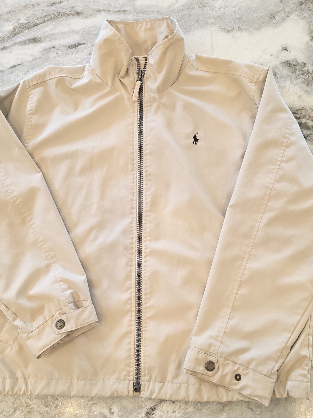 Polo by Ralph Lauren Beige Lightweight Zip-Up Jacket